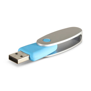 Curve plastic swivel USB