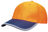 Luminescent Safety Cap with Reflective Trim