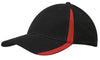 Brushed Heavy Cotton Cap with Inserts on the Peak & Crown