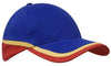 Brushed Heavy Cotton Tri-Coloured Cap