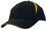 Brushed Heavy Cotton Cap with Crown Inserts & Sandwich