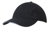 Brushed Heavy Cotton Cap with Sandwich Trim