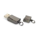 Double keyring metal cap USB