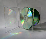 CD Jewel Box TRIPLE with Clear Tray