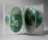 DVD Case 8 DISC 28mm Clear