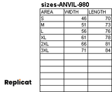 Anvil:987-Navy - Dark Grey