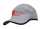 Microfibre Sports Cap with Trim on Edge of Crown & Peak