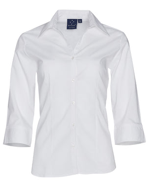 Ladies 3/4 sleeve teflon shirt