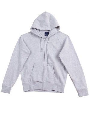 Ladies full-zip fleecy hoodie