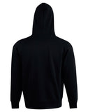 Adults Close Front Contrast Fleecy Hoodie