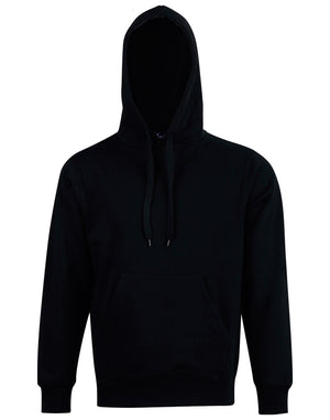 Adults Close Front Contrast Fleecy Hoodie