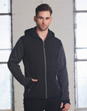 Mens Heather Sleeve/Quilted Body Jacket