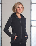 Ladies Heather Sleeve/Quilted Body Jacket