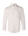 Mens Cotton/Poly Stretch L/S Shirt