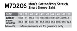 Mens Cotton/Poly Stretch S/S Shirt