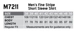 Mens Fine Stripe S/S Shirt