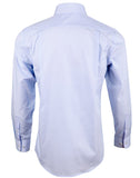 Mens Mini Check Premium Cotton Long Sleeve Shirt