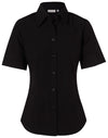 Womens Cotton/Poly Stretch S/S Shirt