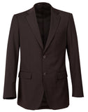 Mens Two Buttons Jacket in Wool Stretch