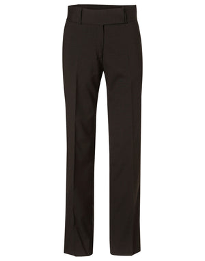 Womens Low Rise Pants in Wool Stretch
