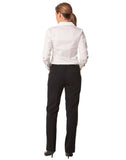 Womens Low Rise Pants in Wool Stretch