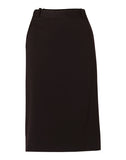 Womens Flexi Waist A-line Utility Lined Skirt in Poly/Viscose Stretch Twill