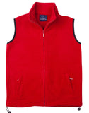 Unisex polar fleece vest.