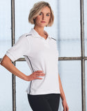 ladies pure cotton contrast piping