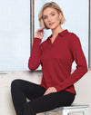 Ladies Cotton Back Truedry L/S Polo