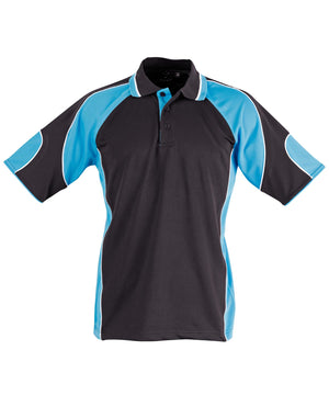 Kids Cooldry Contrast Polo With Sleeve Panel