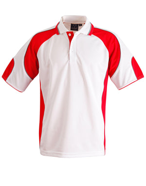 Kids Cooldry Contrast Polo With Sleeve Panel
