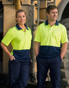 Hi-Vis cooldry safety polo S/S