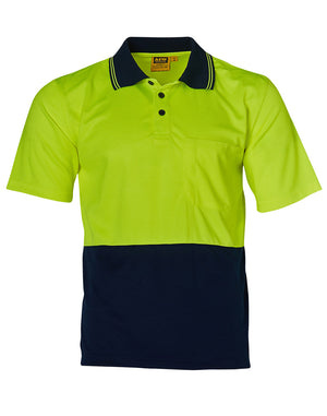 Hi-Vis cooldry safety polo S/S