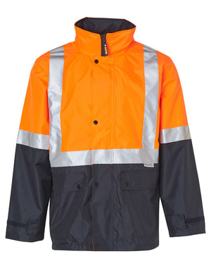 Hi-Vis Two Tone Rain Proof Safety Jacket With 3M Tapes