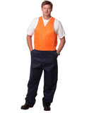 Hi-His Two Tone Mens Cotton Drill Action Back Overall-Regular