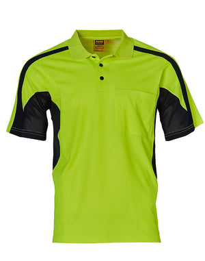 mens truedry S/S safety polo