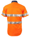 Mens Hi-Vis Cool Breeze Safety S/S Shirt (3M Tape)