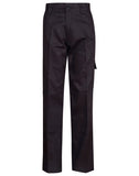 Mens Cotton Drill Pre-shrunk Cargo Pants With Knee Pads