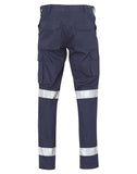 Long fit drill pants with 3M tapes / pocket on leg