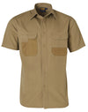 Fine Duck Weave Dura-Wear Short Sleeve Work Shirt