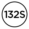132S