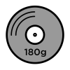 12 inch black 180g (second disc)