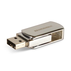 Compact full metal swivel USB