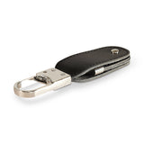 Carabiner leather keyring USB