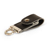 Press stud short leather pouch USB