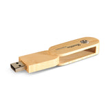 Wood swivel wood base USB