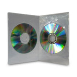 DVD Case DOUBLE SLIMLINE 7mm Clear