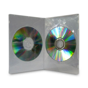 DVD Case DOUBLE SLIMLINE 7mm Clear
