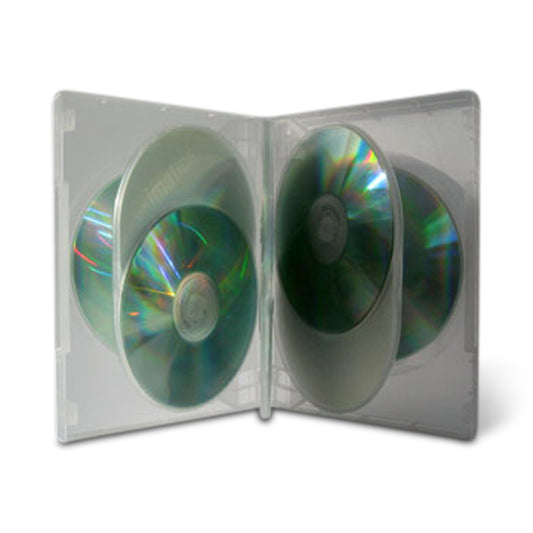 DVD Case 8 DISC 28mm Clear